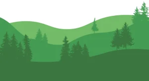 Hot Landscape Groen Kinderkamer