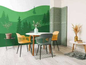Hot Landscape Groen Kinderkamer