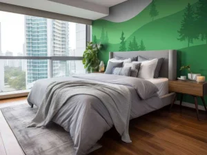 Hot Landscape Groen Kinderkamer