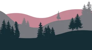 Sale Landscape Roze Kinderkamer