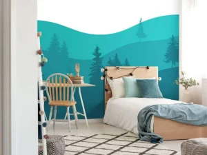 Hot Landscape Turquoise Kinderkamer
