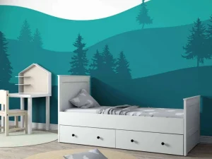 Hot Landscape Turquoise Kinderkamer