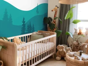 Hot Landscape Turquoise Kinderkamer