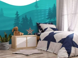 Hot Landscape Turquoise Kinderkamer