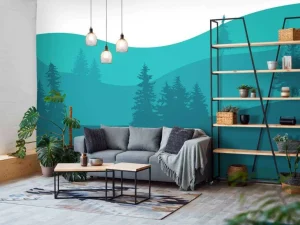 Hot Landscape Turquoise Kinderkamer