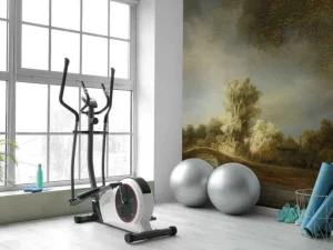 Outlet Landschap met stenen brug fotobehang Kunst & Design