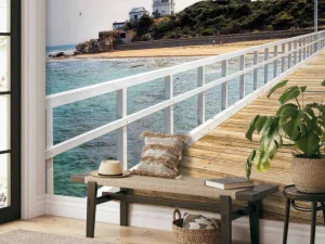Online Lange brug in Australië fotobehang Architectuur