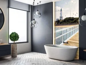 Online Lange brug in Australië fotobehang Architectuur