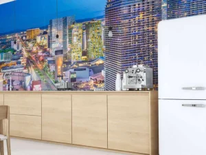 Hot Las Vegas verlicht fotobehang Architectuur