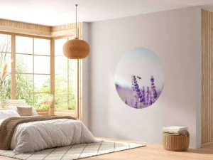 Outlet Lavendel steel close-up fotobehang Bloemen