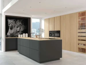 New Leeuw & Leeuwin Zwart-Wit fotobehang Dieren