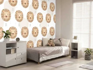 Best Leeuwen patroon Kinderkamer