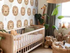 Best Leeuwen patroon Kinderkamer