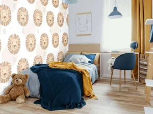 Best Leeuwen patroon Kinderkamer