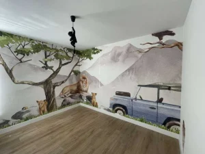 Fashion Leeuwen safari Kinderkamer | Dieren