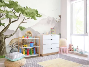 Fashion Leeuwen safari Kinderkamer | Dieren