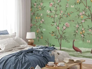 Fashion Lemon Tree Chinoiserie - Green Bloemen