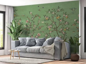 Fashion Lemon Tree Chinoiserie - Green Bloemen