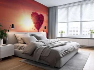 Sale Liefdevol landschap fotobehang Kinderkamer | Bloemen