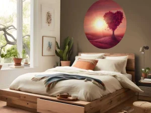 Sale Liefdevol landschap fotobehang Kinderkamer | Bloemen