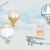 Best Luchtballonnen blauw Kinderkamer