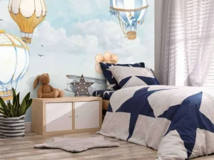 Best Luchtballonnen blauw Kinderkamer