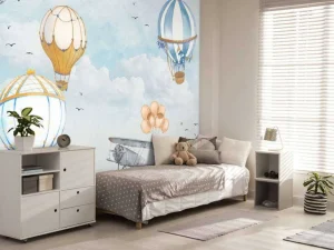 Best Luchtballonnen blauw Kinderkamer