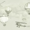 Outlet Luchtballonnen in groen Kinderkamer
