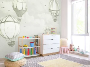Outlet Luchtballonnen in groen Kinderkamer