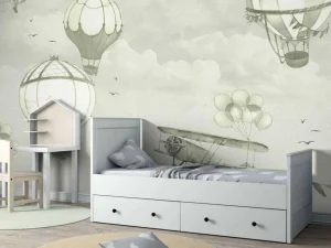 Outlet Luchtballonnen in groen Kinderkamer
