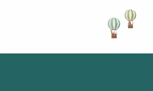 New Luchtballonnen met dieren Kinderkamer