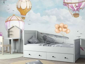 Sale Luchtballonnen roze Kinderkamer