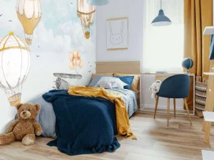 Outlet Luchtballonnen waterverf Kinderkamer