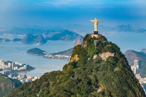 Outlet Luchtfoto van Rio de Janeiro fotobehang Kunst & Design