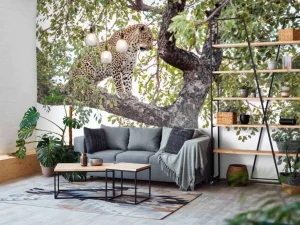 Discount Luipaard in Kruger National Park fotobehang Dieren | Bloemen