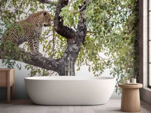 Discount Luipaard in Kruger National Park fotobehang Dieren | Bloemen
