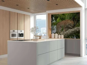Clearance Luipaard klimt in een boom fotobehang Tienerkamer | Dieren