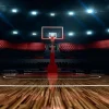 Discount Luxueuze basketbal arena fotobehang Kinderkamer | Sport