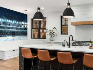 Hot Luxueuze ijshockey arena fotobehang Kinderkamer | Sport