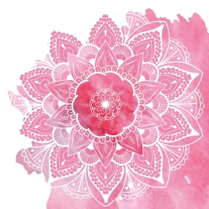 Hot Mandala met bloemenpatroon Bloemen