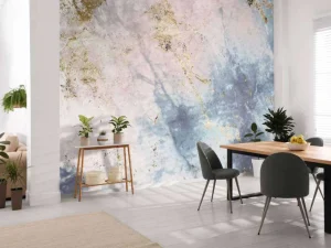 Fashion Marmer met gouden en roze accenten fotobehang Oppervlakten