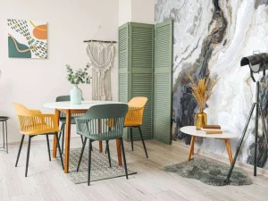 Discount Marmer met krullend patroon fotobehang Hobbykamer | Gang