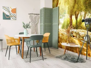 Outlet Mediterrane Olijven Boomgaard fotobehang Bloemen