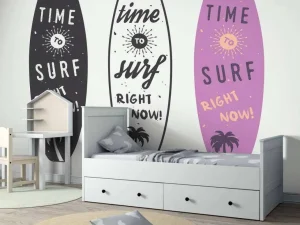 New Meiden surfboards ontwerp fotobehang Tienerkamer | Kinderkamer