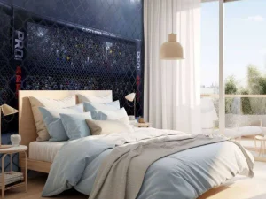 Discount MMA arena van dichtbij fotobehang Tienerkamer | Sport