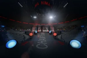 Hot MMA kooi ingang fotobehang Tienerkamer | Sport