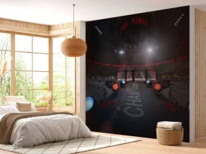 Hot MMA kooi ingang fotobehang Tienerkamer | Sport