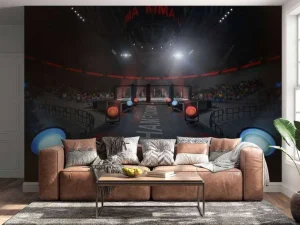 Hot MMA kooi ingang fotobehang Tienerkamer | Sport