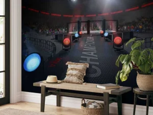 Hot MMA kooi ingang fotobehang Tienerkamer | Sport