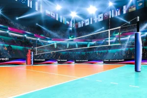 Sale Modern volleybalveld fotobehang Tienerkamer | Sport